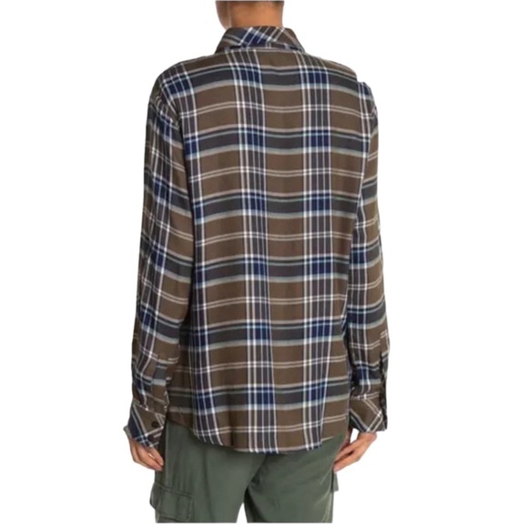 Sanctuary Boyfriend Snap Button Long Sleeve Shirt - Picture 2 of 6